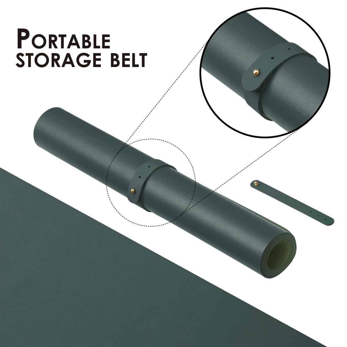 Large Desk Mat - 47.2"x 17" Non-Slip PU Desk Pad for Office and Home - Ideal for Large Mouse Pad