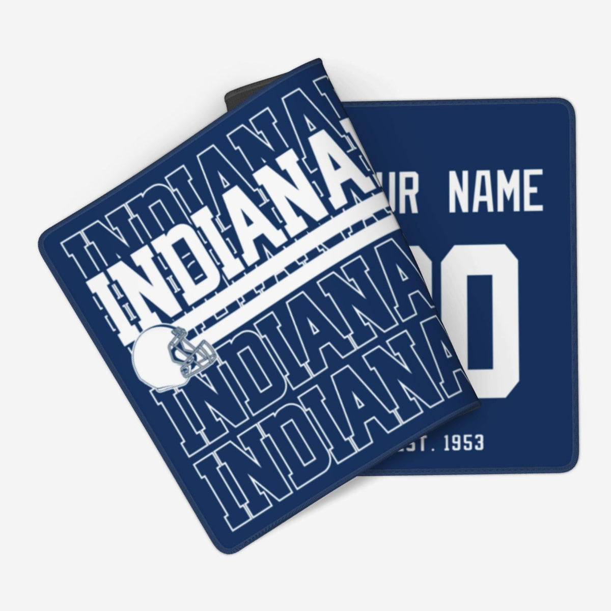 ANTKING Indianapolis Mouse Pad Custom Name and Number Desk Pad for Men Women Youth Gifts