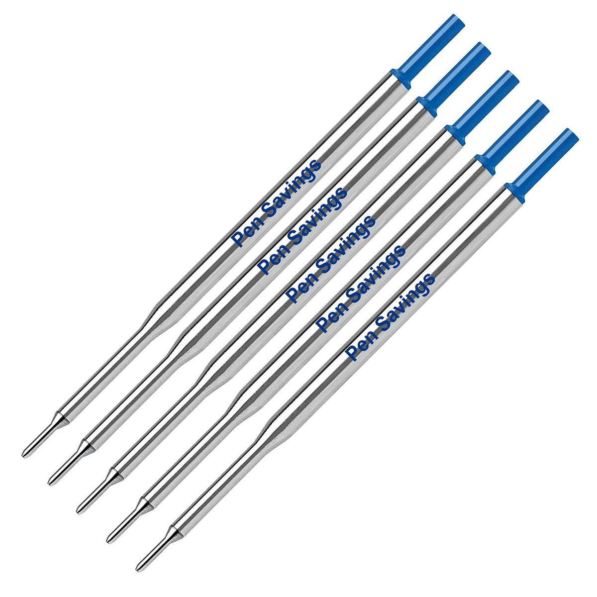 5 Pen Savings Ballpoint Pen Refills Compatible with Papermate Lubriglide, Aspire, PhD Pens, Medium