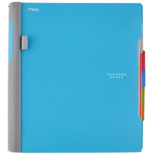 Five Star Advance Spiral Notebook, 5 Subject, College Ruled Paper, 200 Sheets, 11 x 8-1/2 inches