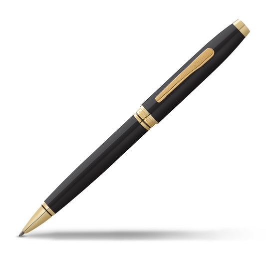 Cross Coventry Black Lacquer, Gold-Tone Ballpoint Pen, Black Ink