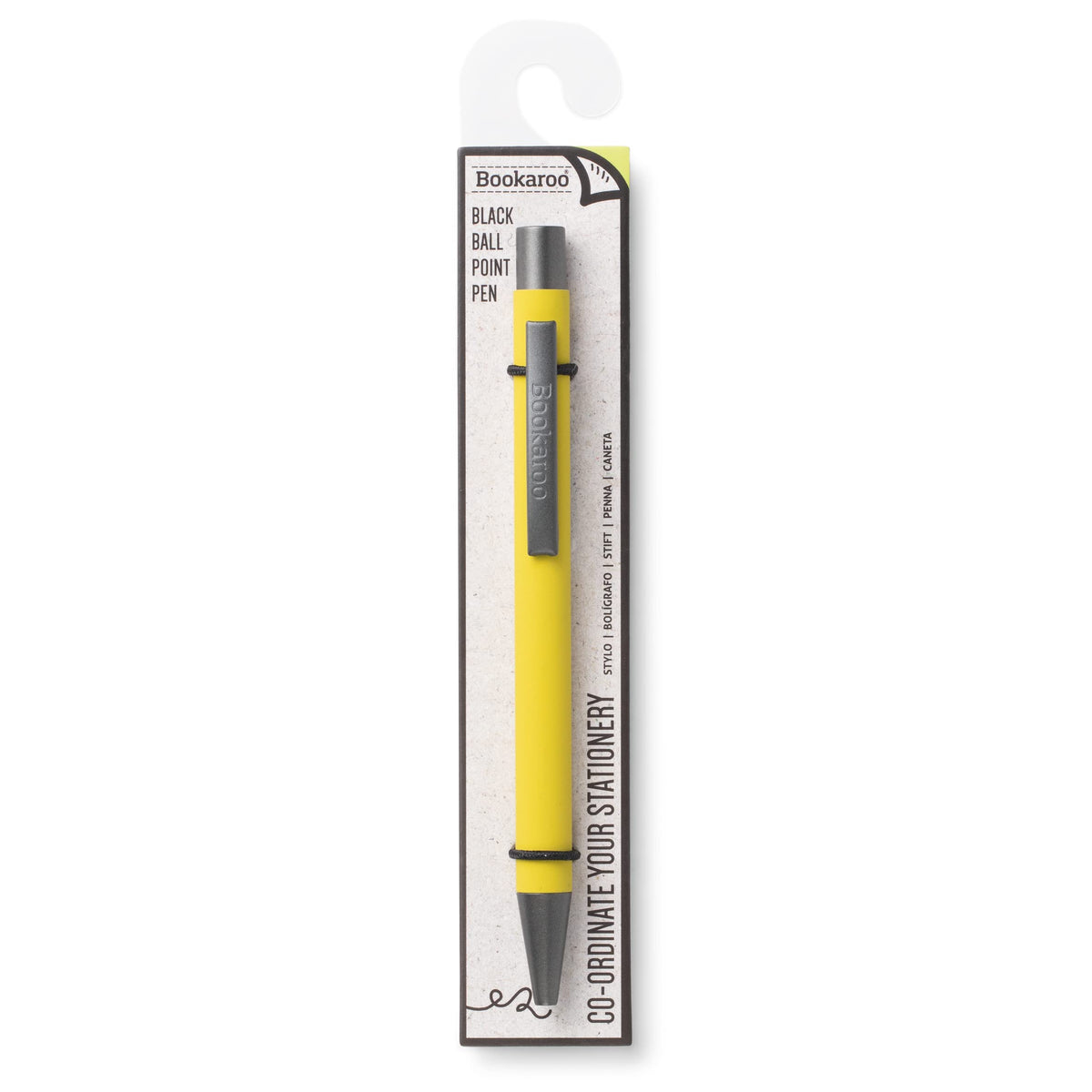 IF Bookaroo Pen, soft touch, colour coated pen with black ink - CHARTREUSE