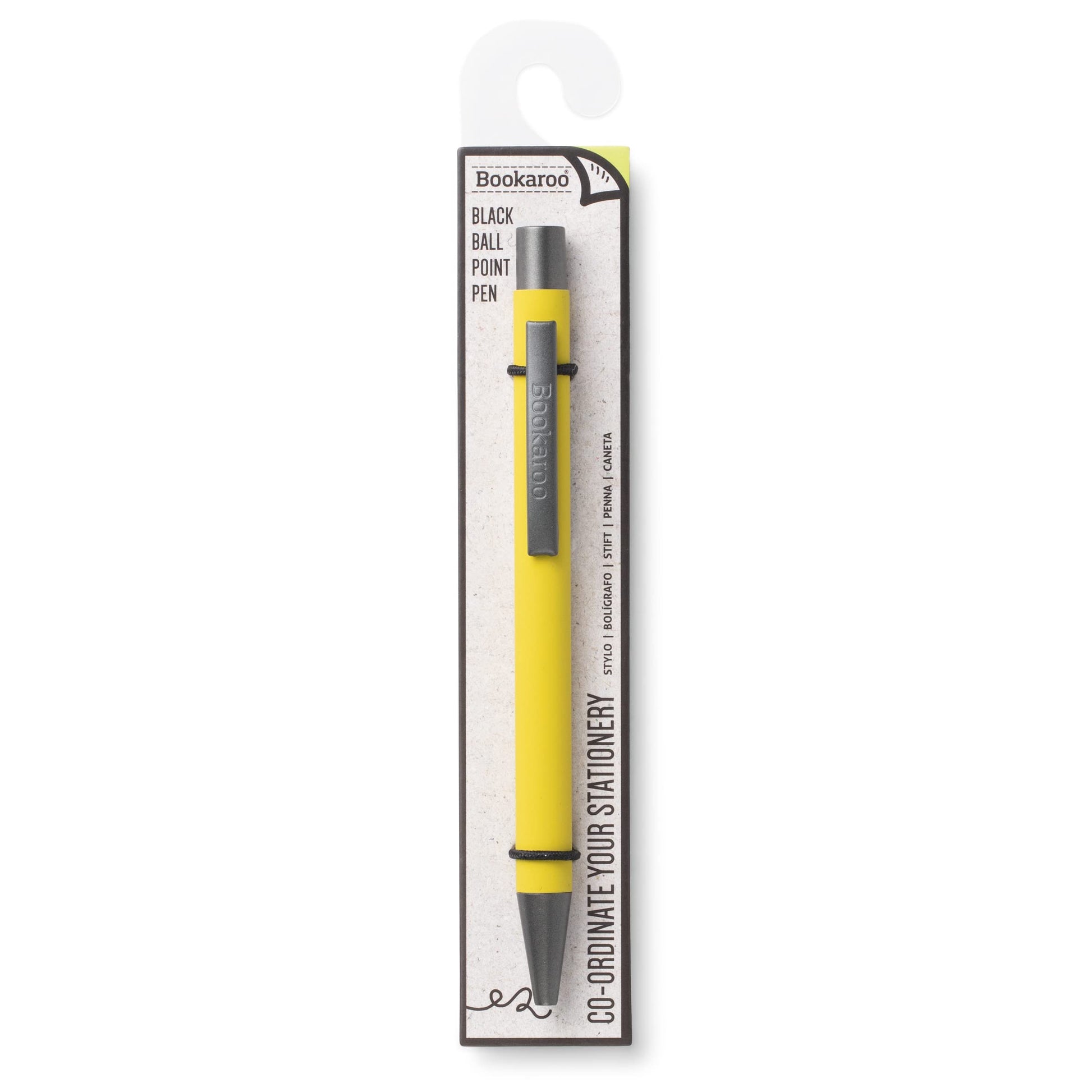 IF Bookaroo Pen, soft touch, colour coated pen with black ink - CHARTREUSE