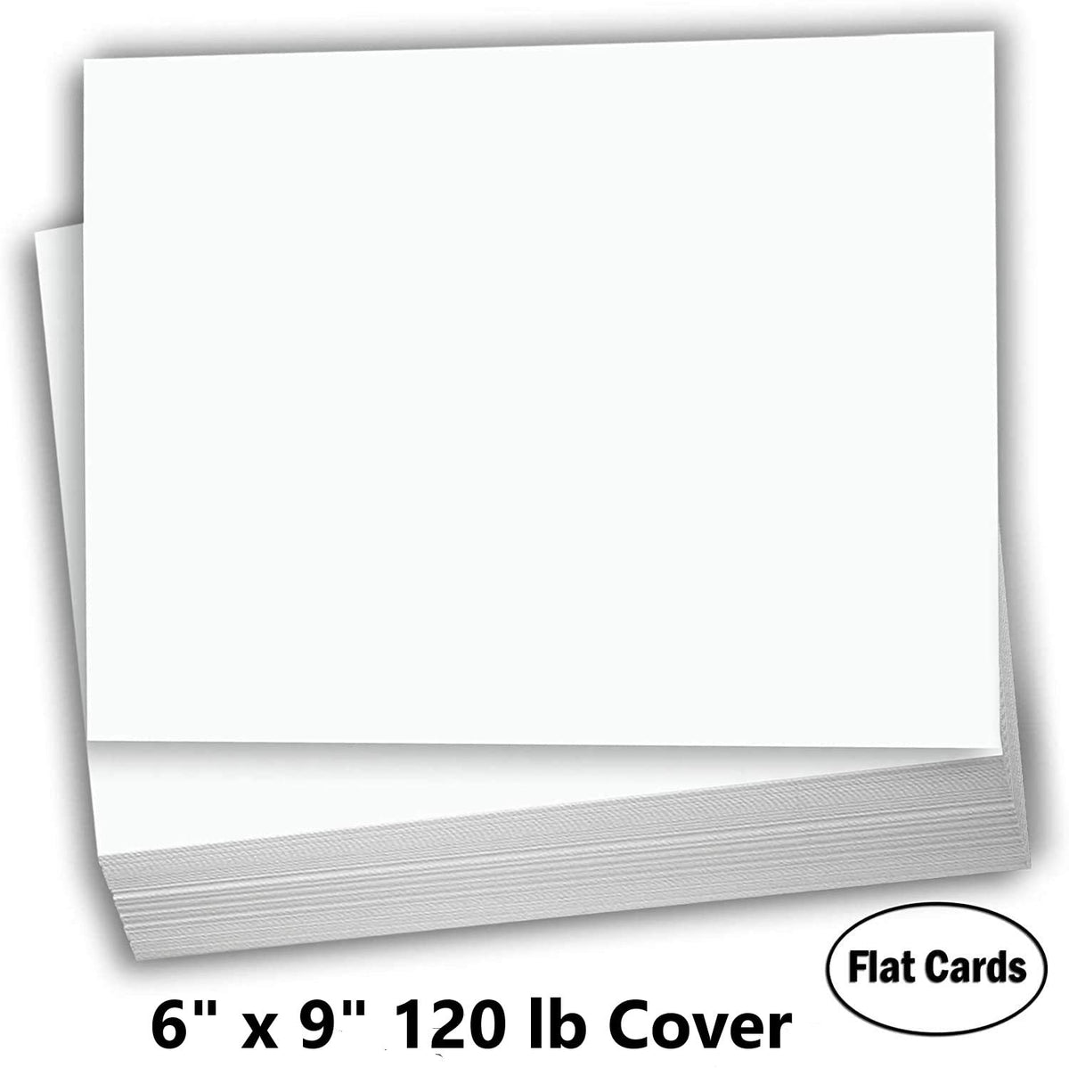 Hamilco White 120lb Cover Ultra Heavy 6x9 Index Cards (100PK)