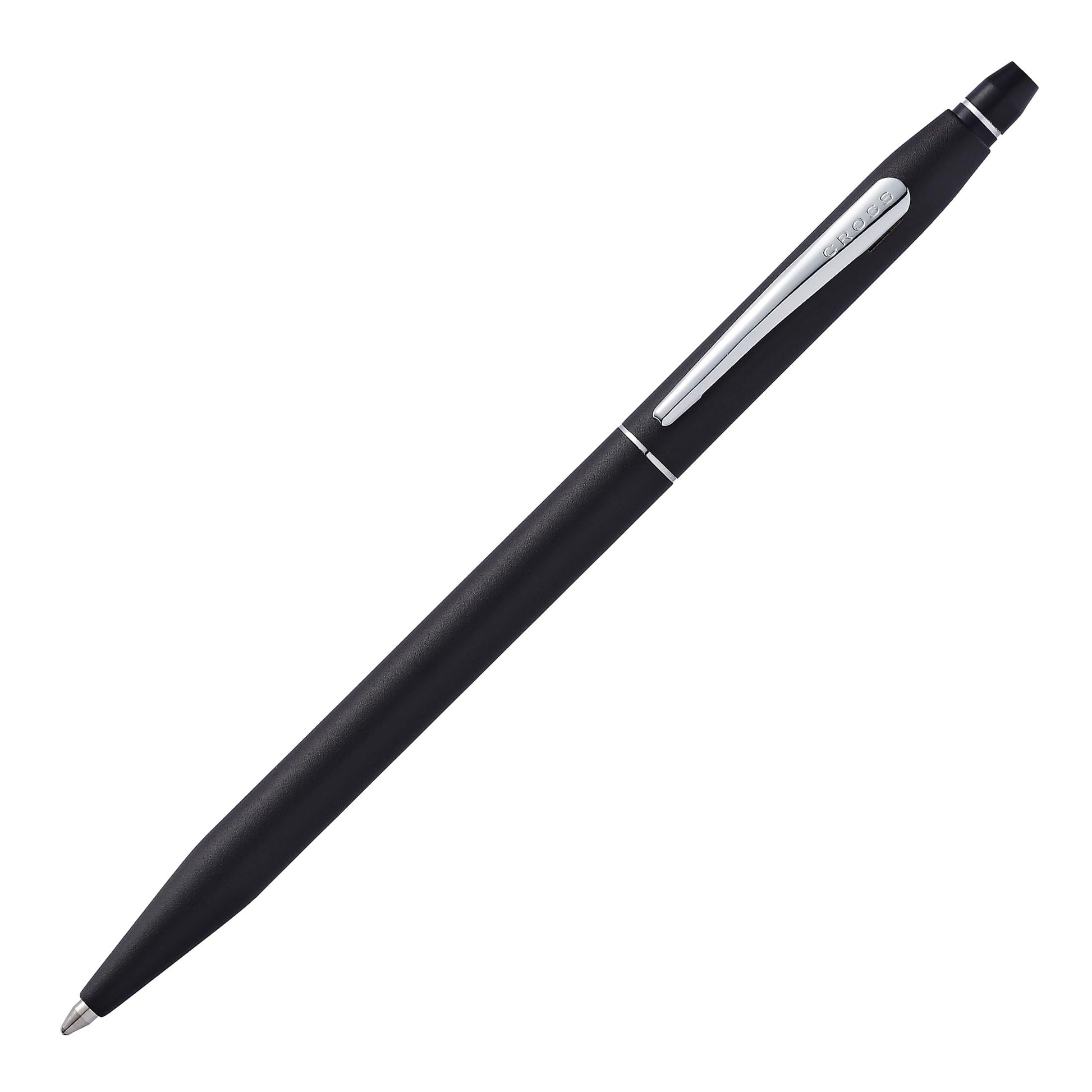 Cross Click Classic Black Ballpoint Pen, Medium Point, Black Ink
