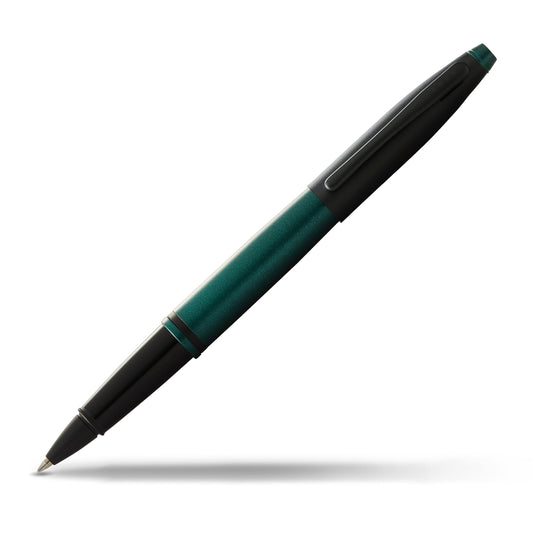 Cross Calais Rollerball Pen, Matte Green & Black, Medium Point, Black Ink