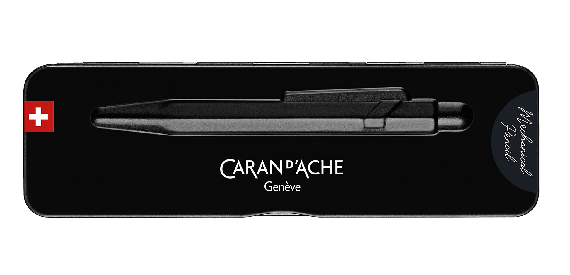 Caran d'Ache 844 Mechanical Pencil 0.7MM - Black Code in Slimpack Case