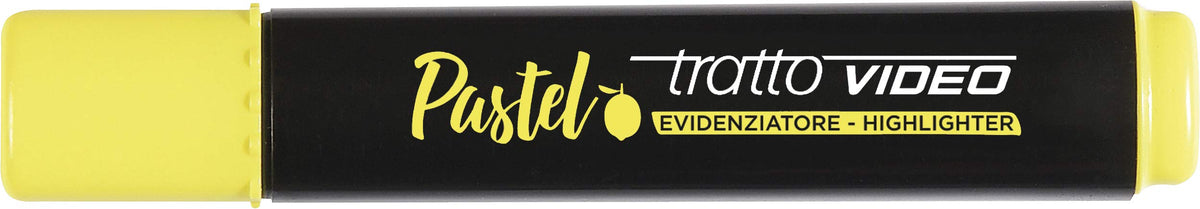 Tratto Highlighter Video Stroke Chisel Tip Pastel Envelope 4 pcs