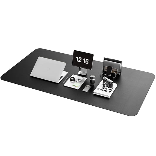 YSAGi Non-Slip Leather Desk Pad XL Size, Waterproof Laptop Computer Desk Keyboard Mat, Table