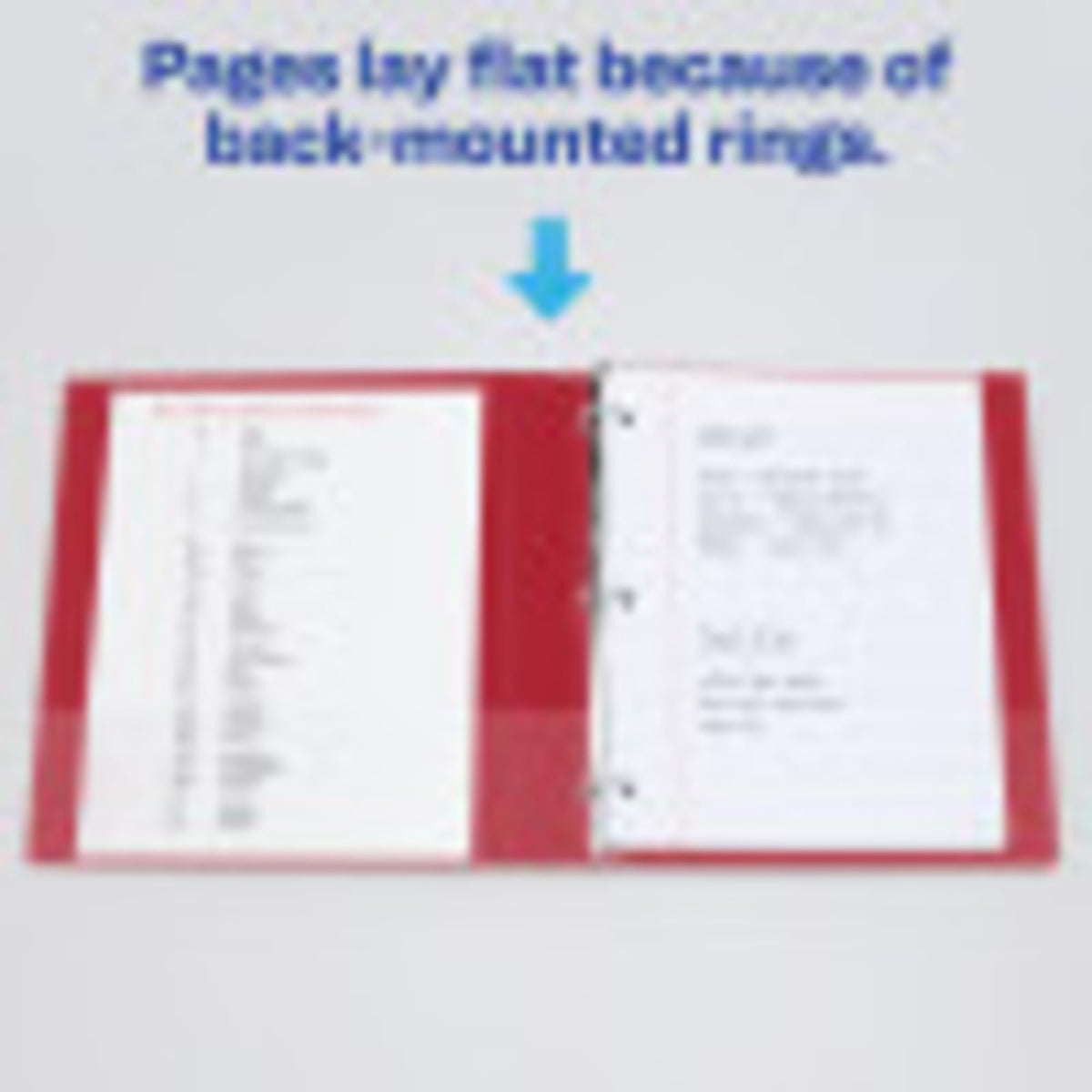 Avery Standard 3 Ring Binder, 1" Round Rings, 4 Red Binders
