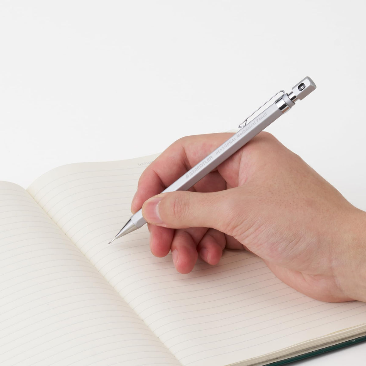 STAEDTLER 925 77-05S Hexagonal Mechanical Pencil, 0.5mm [Silky Silver]