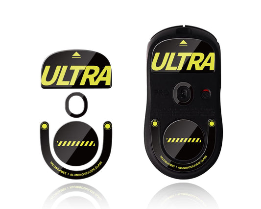TALONGAMES Curved Edges Ultra Strong Glass Mouse Skates Feet Skates Compatible with Logitech G PRO