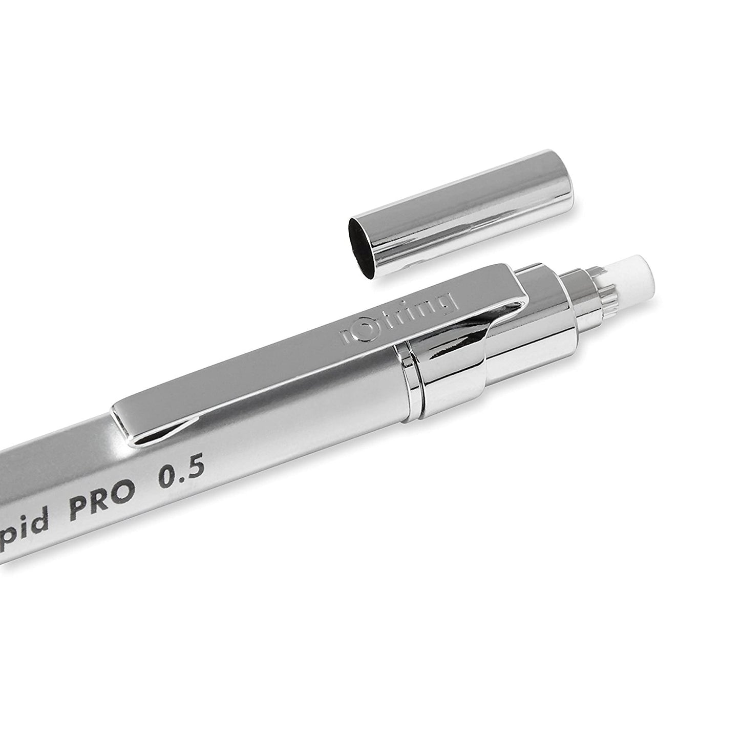 rOtring Rapid Pro Mechanical Pencil, 0.5 mm, Silver