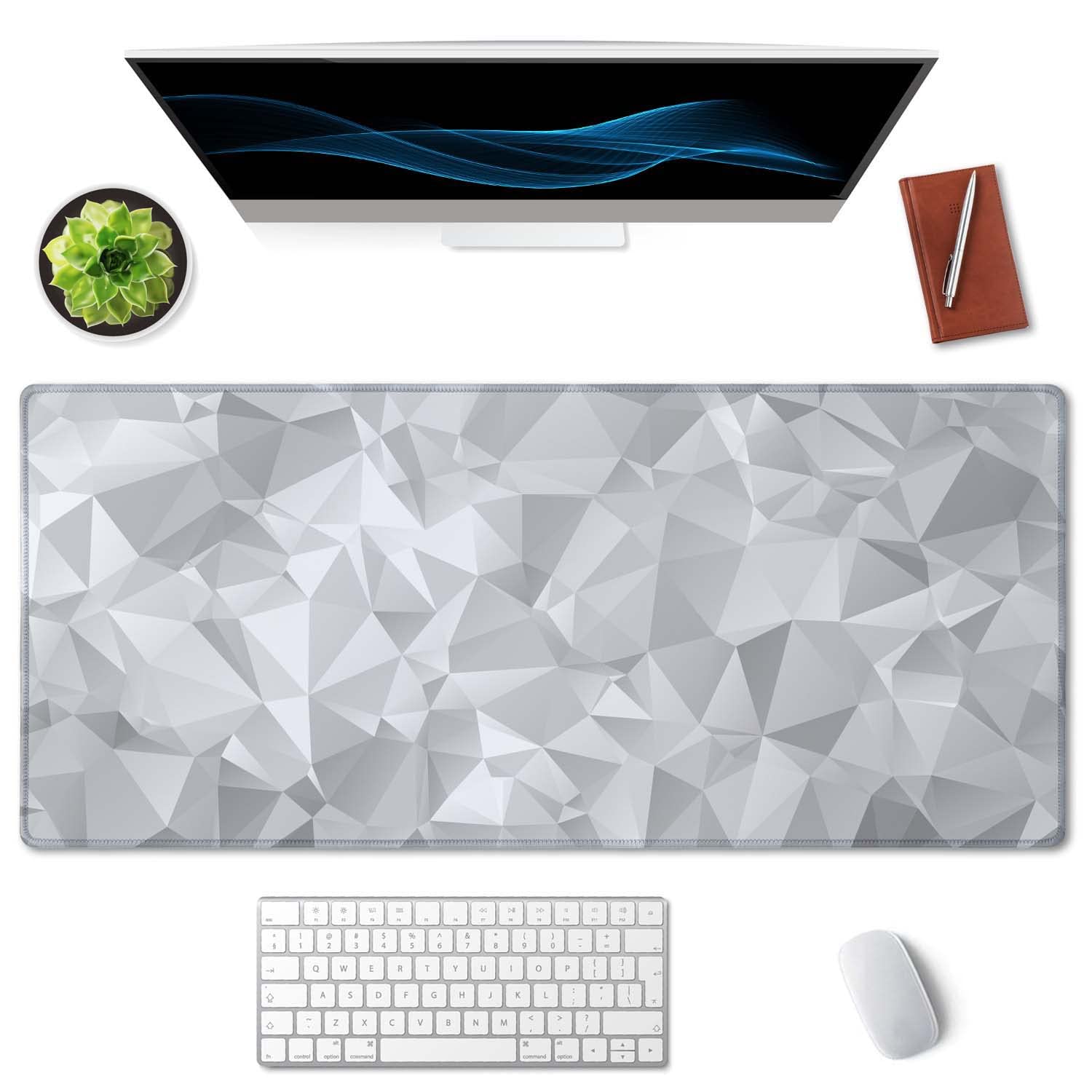 SSOIU Large Mouse Pad, Full Desk XXL Extended Gaming Mouse Pad 35.5" X 15.7", Waterproof Desk Mat