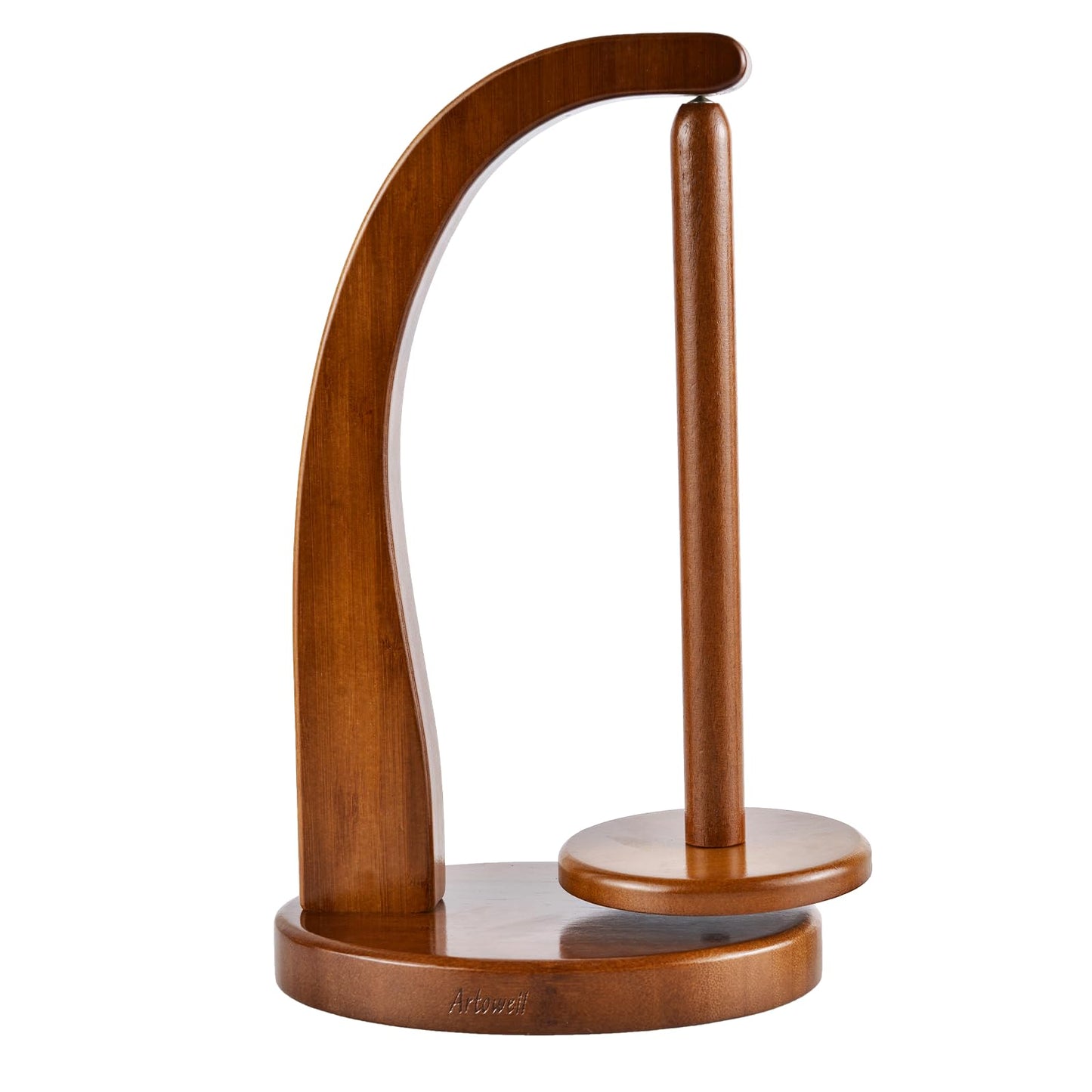 Yarn Holder for Crocheting with Magnetic Yarn spinner-Dark Brown-Standard