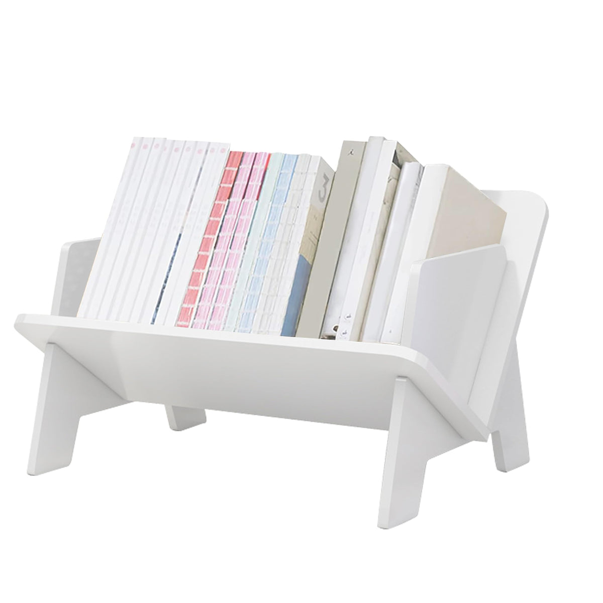 Fox Claw Wood Bookcase in Living Room/Home/Office, Desktop Book Shelf Organizer Bookshelves Storage