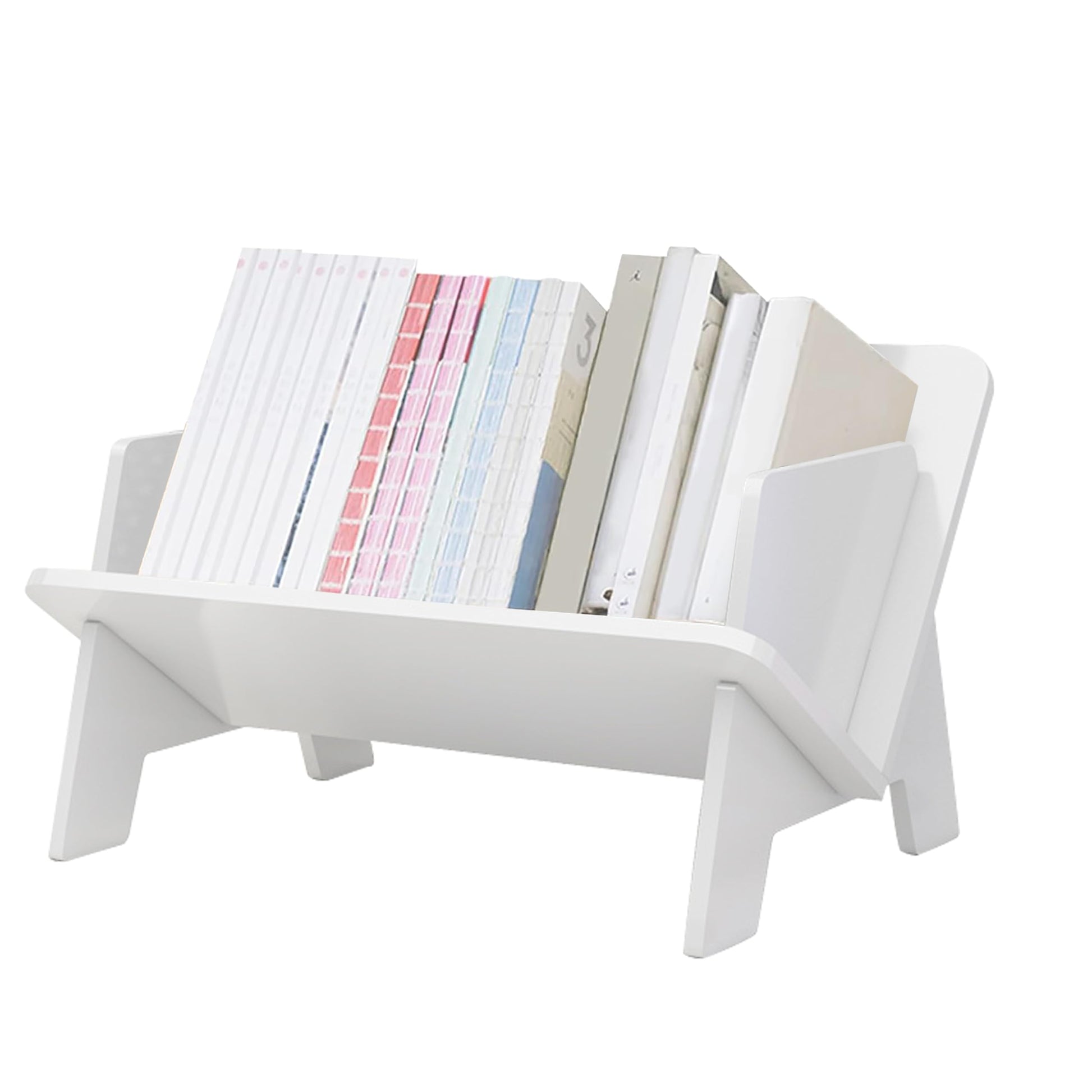 Fox Claw Wood Bookcase in Living Room/Home/Office, Desktop Book Shelf Organizer Bookshelves Storage