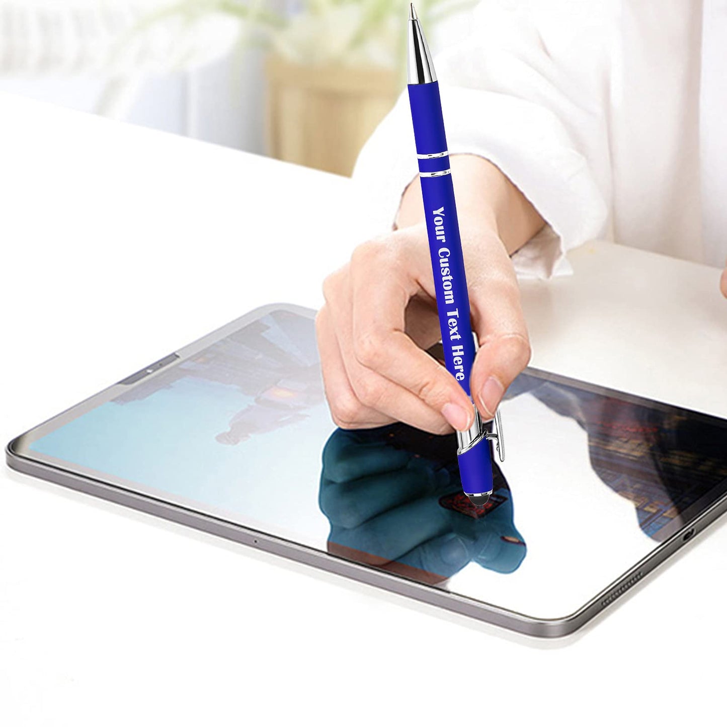 Xiuyours Personalized Custom Pens Bulk Free Engraving with Name Message Customized Ballpoint Pens