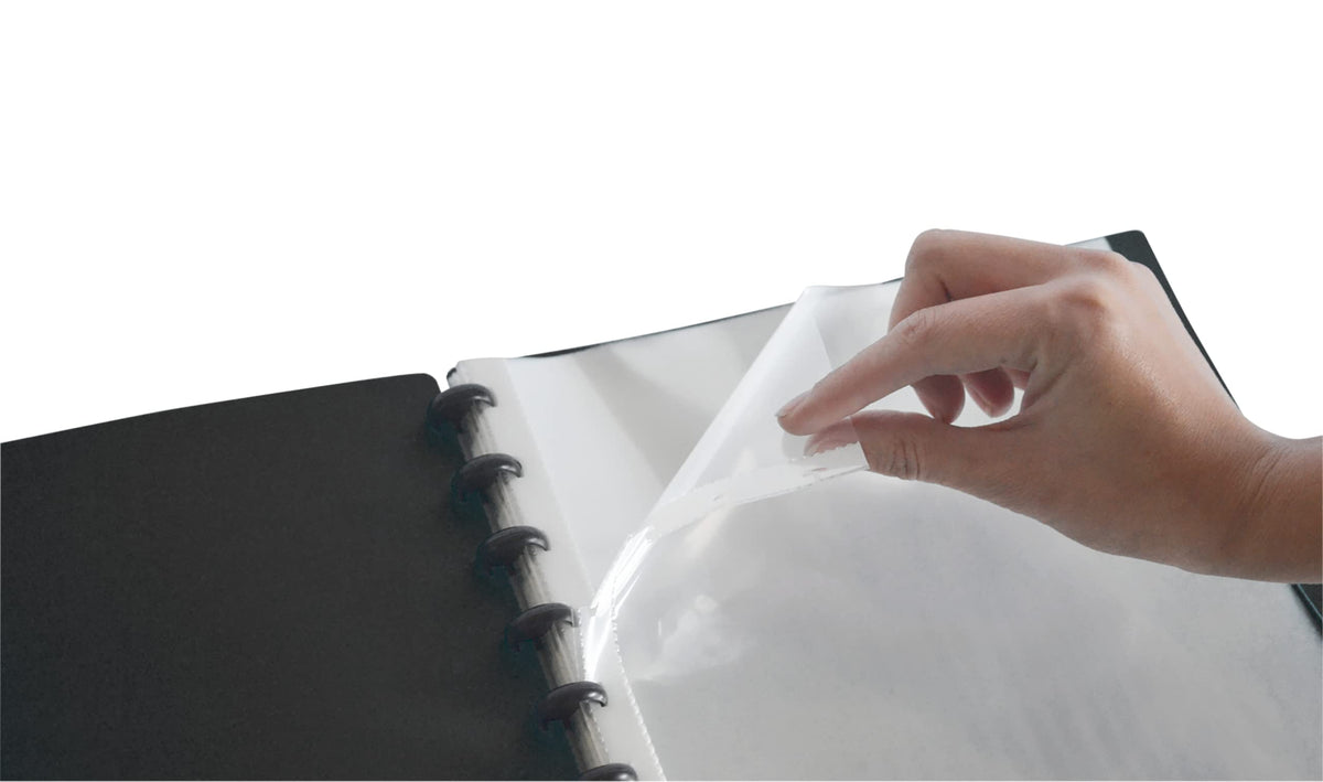 Elba Memphis Variozip 400078998 Document Holder with Removable Pockets 60 Views Polypropylene A4