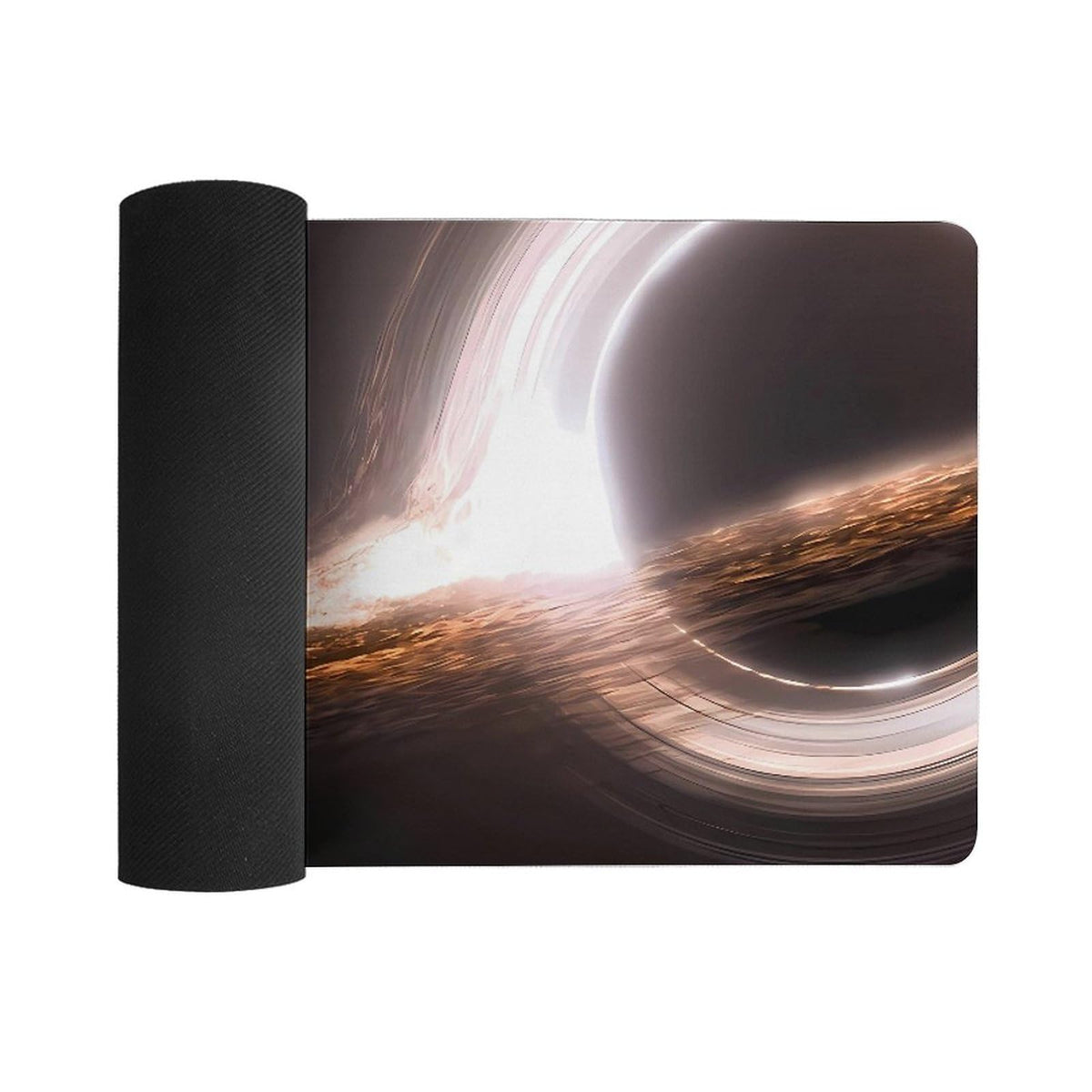 Keebik Gaming Mouse Pad, Interstellar Gargantua Black Hole Mouse Pad Large Extended Computer Mouse