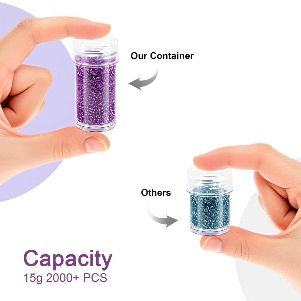 ZORETCO Diamond Art Storage - 120 Containers Diamond Art Kits for Adults
