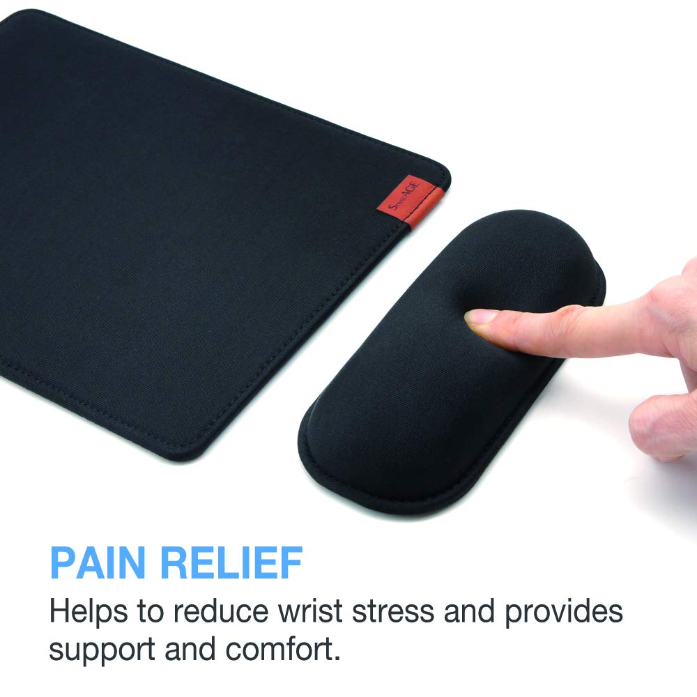 SenseAGE Detachable Ergonomic Mouse Pad with Wrist Rest Support, Adjustable Placement for Pain