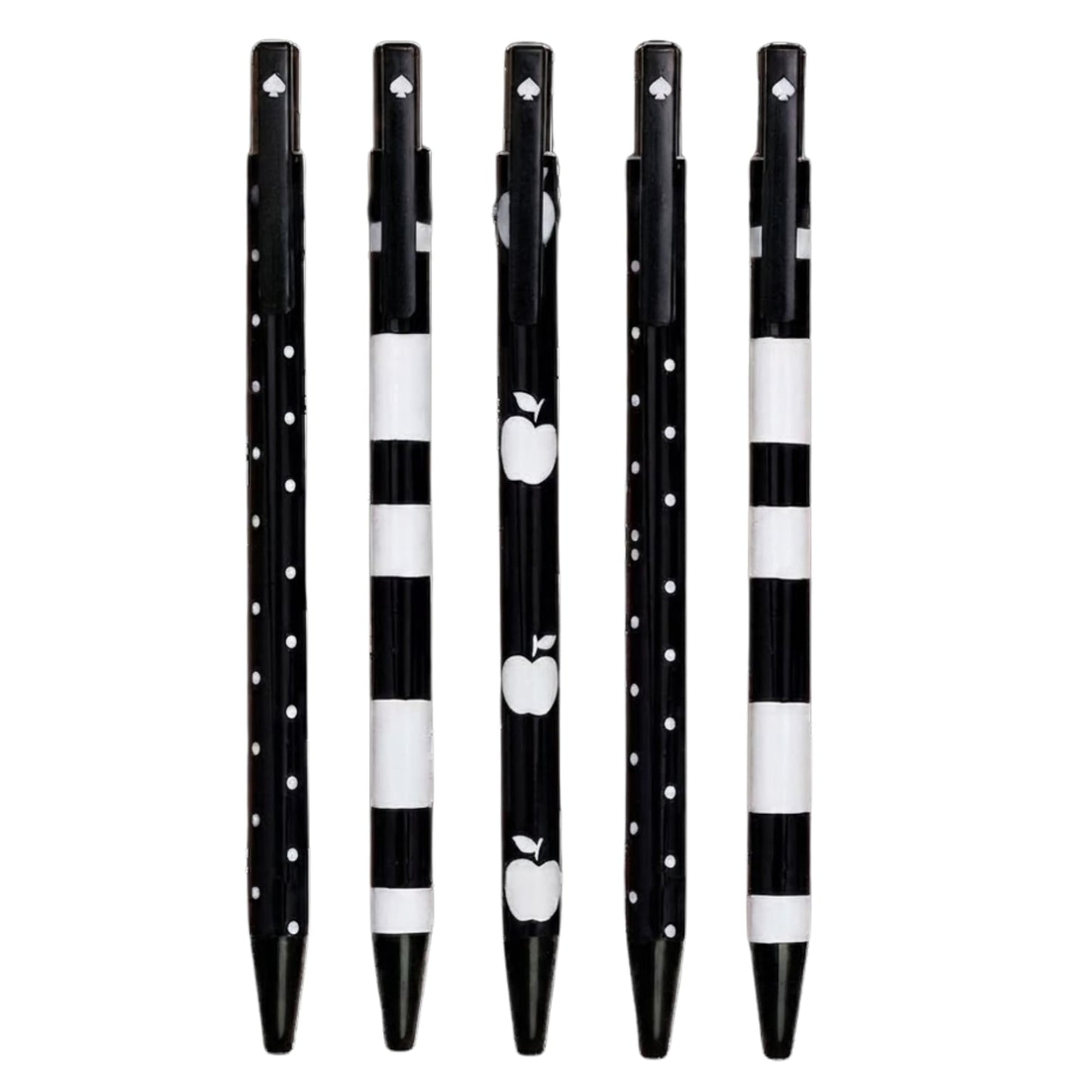kate spade new york Ink Pen Set of 5, Dots & Stripes