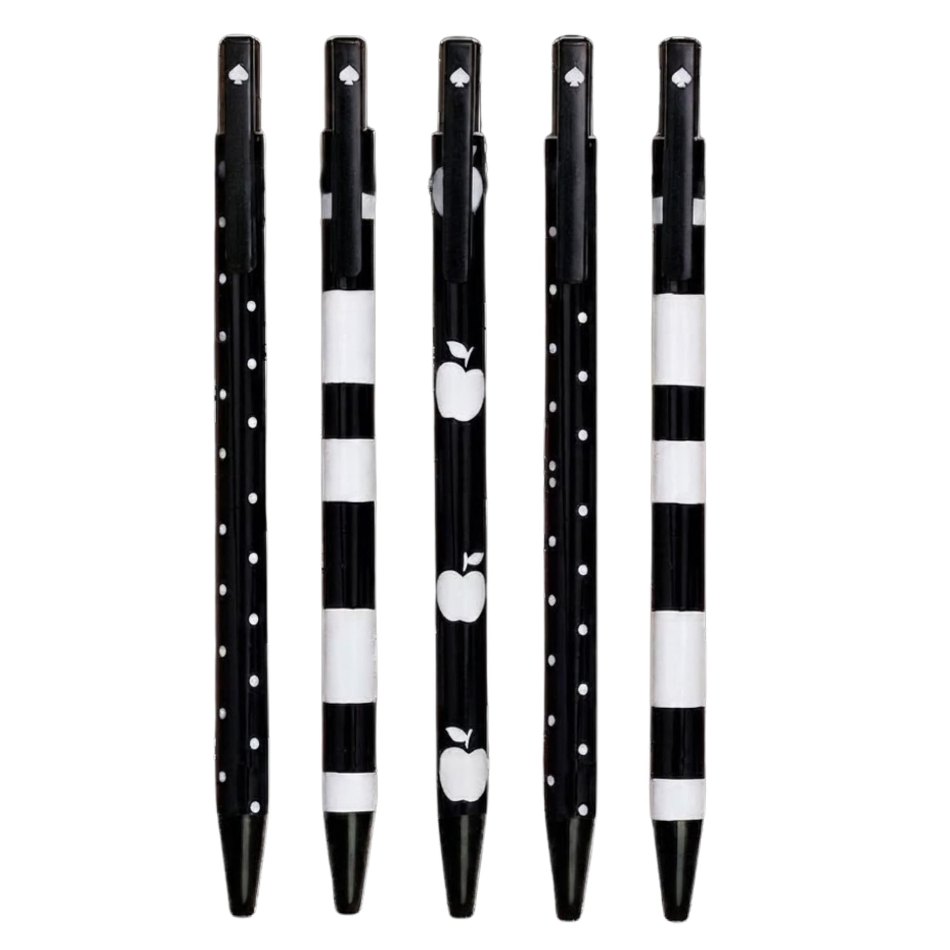 kate spade new york Ink Pen Set of 5, Dots & Stripes