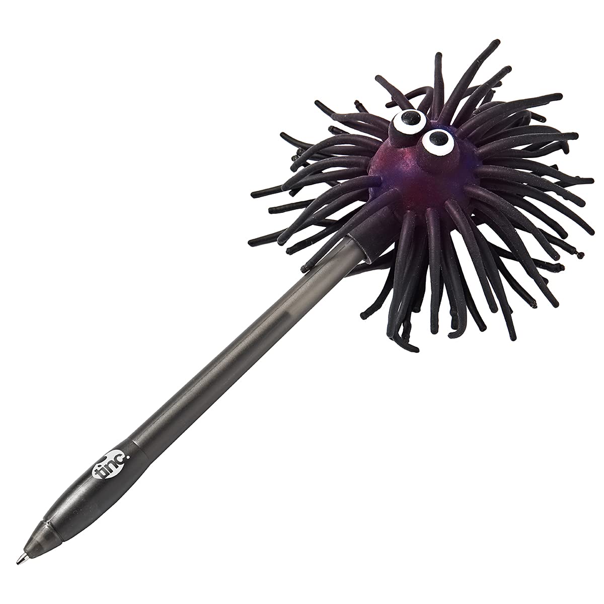 TINC Fuzzy Guy Lite-Up Pen - Black 12 Pc PVC Cup