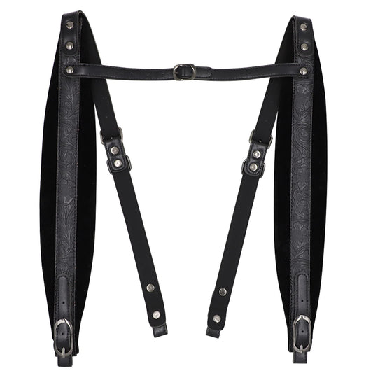 Rayzm Accordion Harness Straps, Adjustable Shoulder Belts Straps for Accordions, Thickened