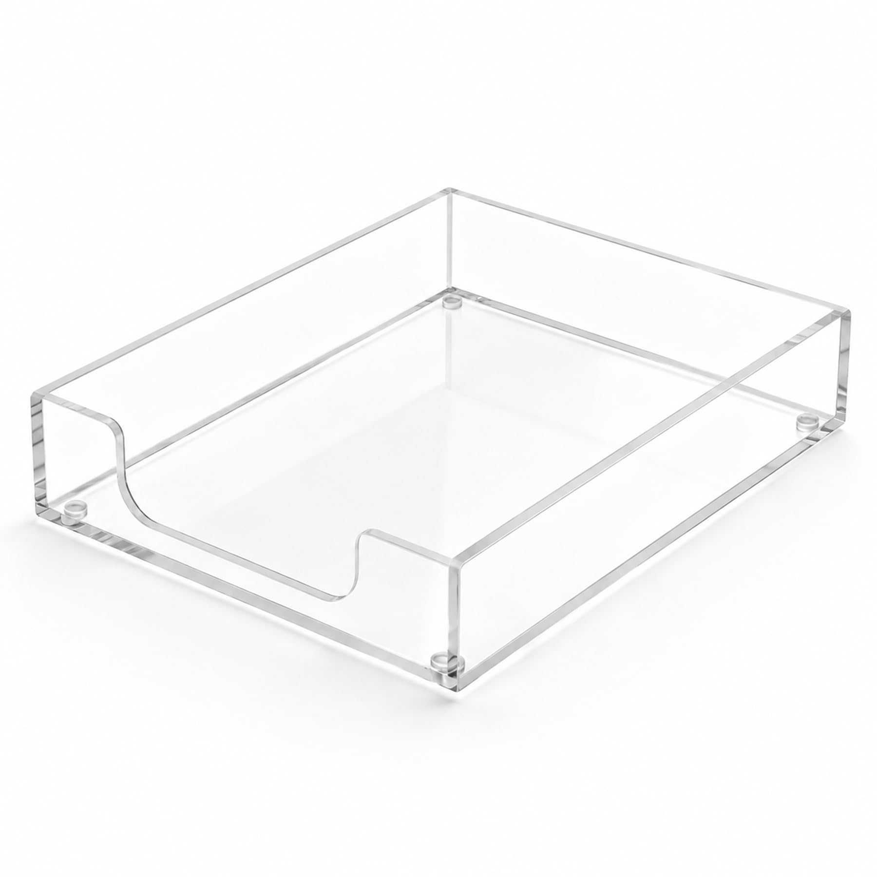 AZFUNN Acrylic Paper Tray, Letter-Size Desk Trays Organizer for Office