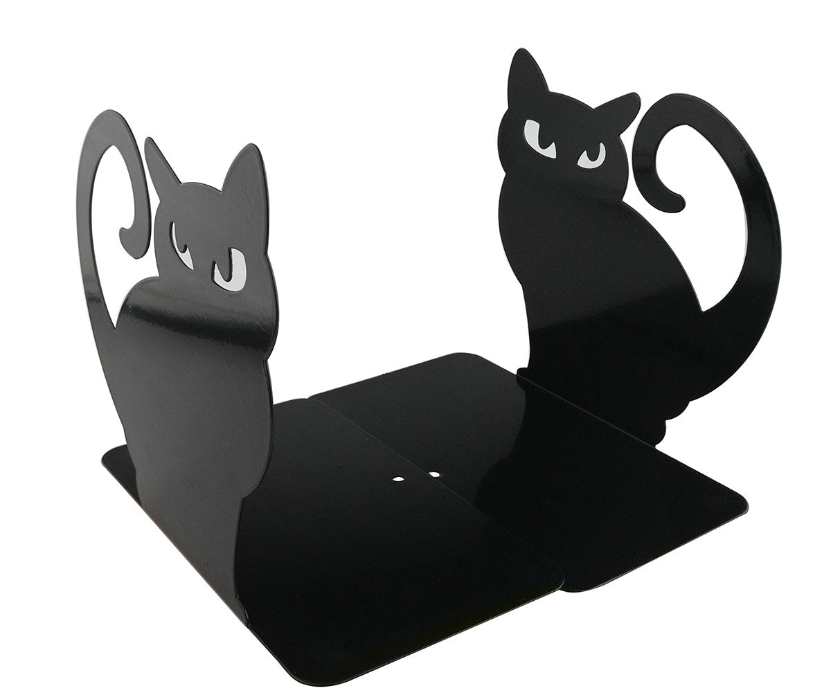 Winterworm Cute Vivid Lovely Persian Cat Nonskid Thickening Iron Metal Bookends Book Organizer for