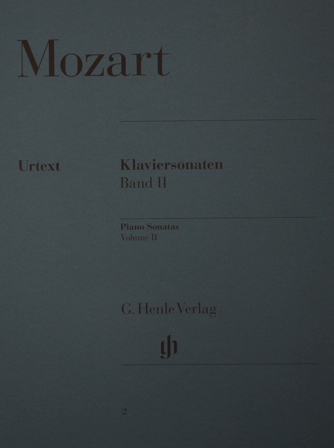 Piano Sonatas Vol II (Multilingual Edition)
