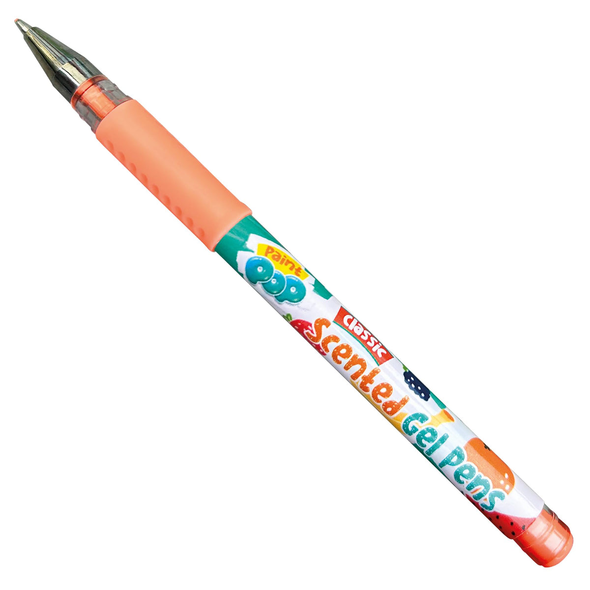 Paint Pop Fruity Scents Gel Pens - Kids Scented Ink Marker Set