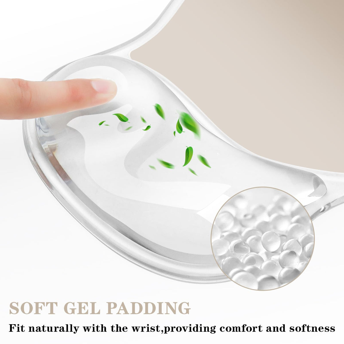 Mouse Pad with Wrist Rest,Ergonomic Mouse Pad with Comfortable Gel Wrist Rest Support and Non-Slip
