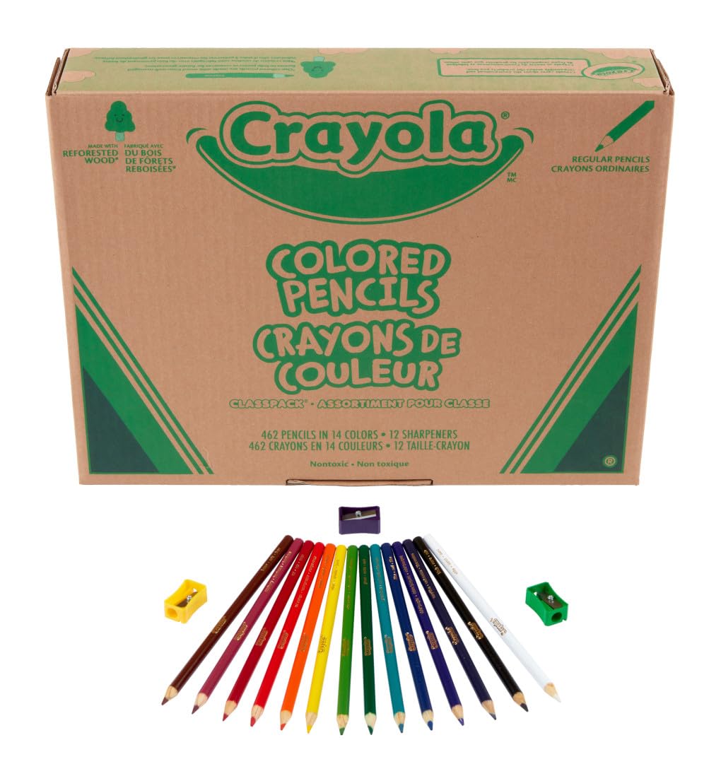 Crayola Colored Pencil Classpack (462ct), Teacher Appreciation Gifts