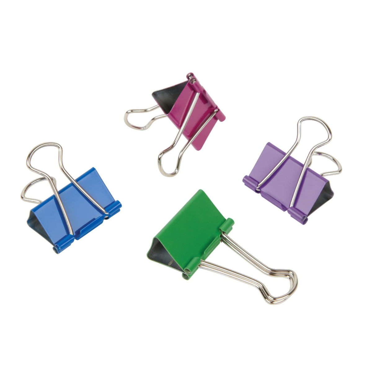 Office Depot® Brand Binder Clip Combo Pack, Assorted Sizes, Assorted Colors, Pack of 200