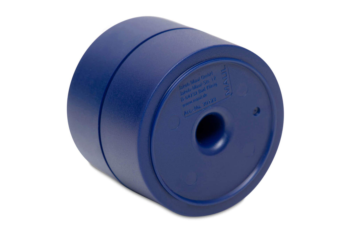 MAUL Magnetic Paperclip Holder, Ø 73mm, H66mm, Blue