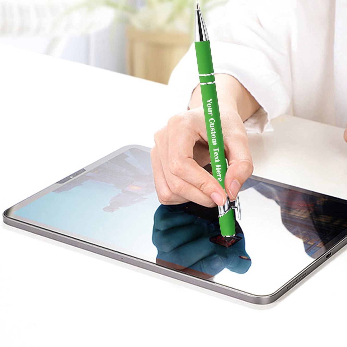 Personalized Custom Pens Bulk Free Engraving with Name Message Customized Ballpoint Pens Stylus for