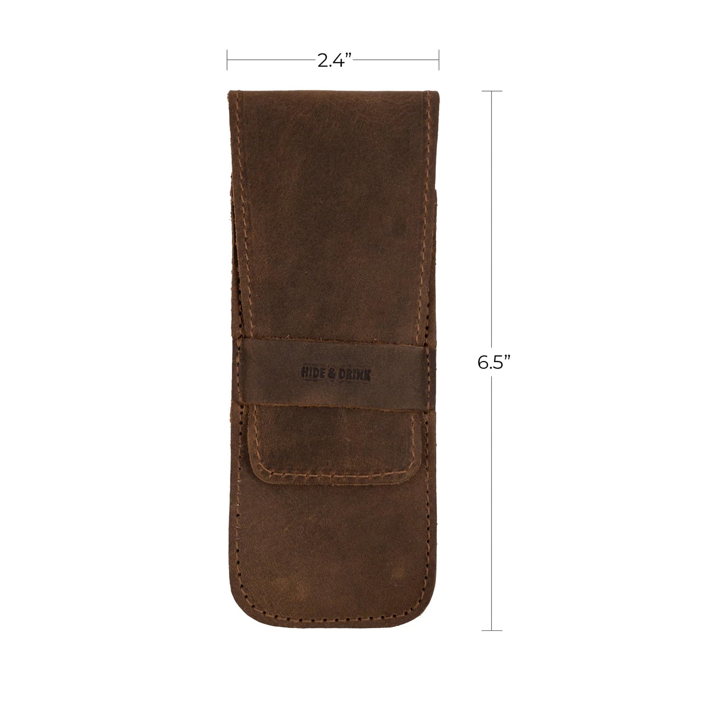 Hide & Drink, Pen Case Holder, Multi Pen Pouch, Protective Sleeve, Rustic Pouch, Office Essentials
