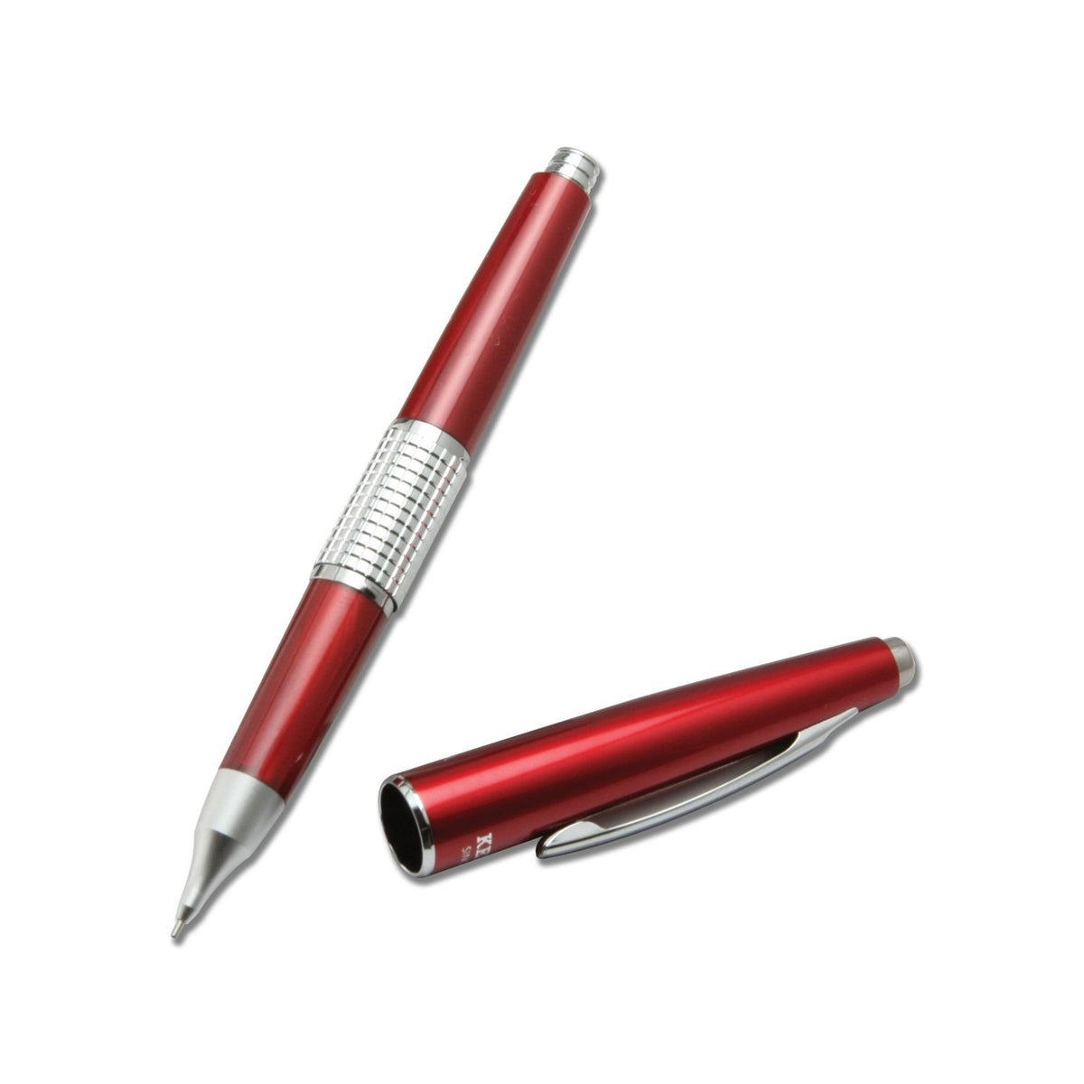 Pentel Sharp Kerry Automatic Pencil, 0.5mm Lead Size, Red Barrel, 1 Each (P1035B)