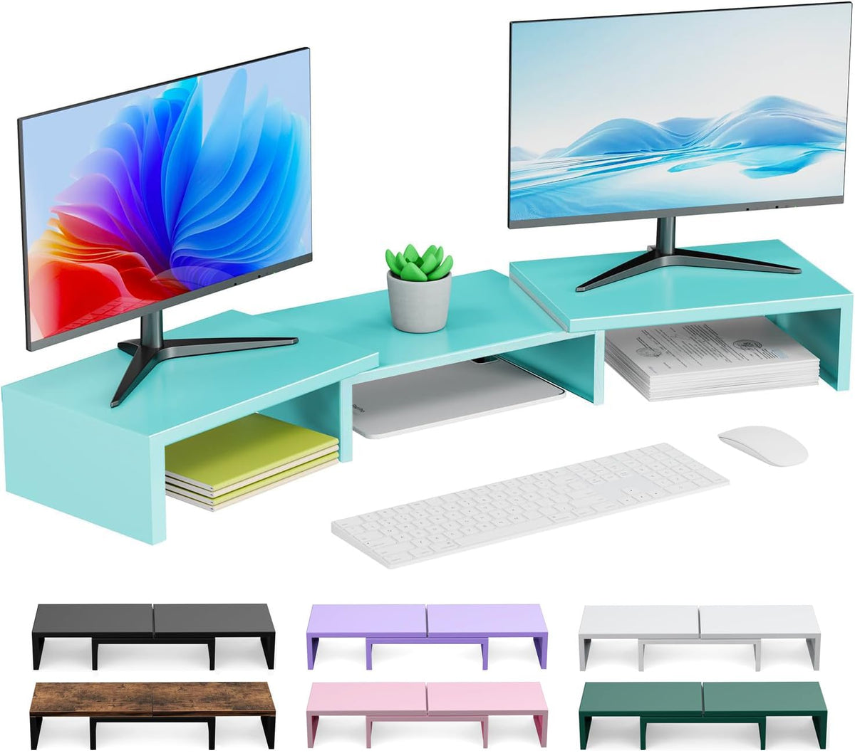 OUTIOE Dual Monitor Stand Riser