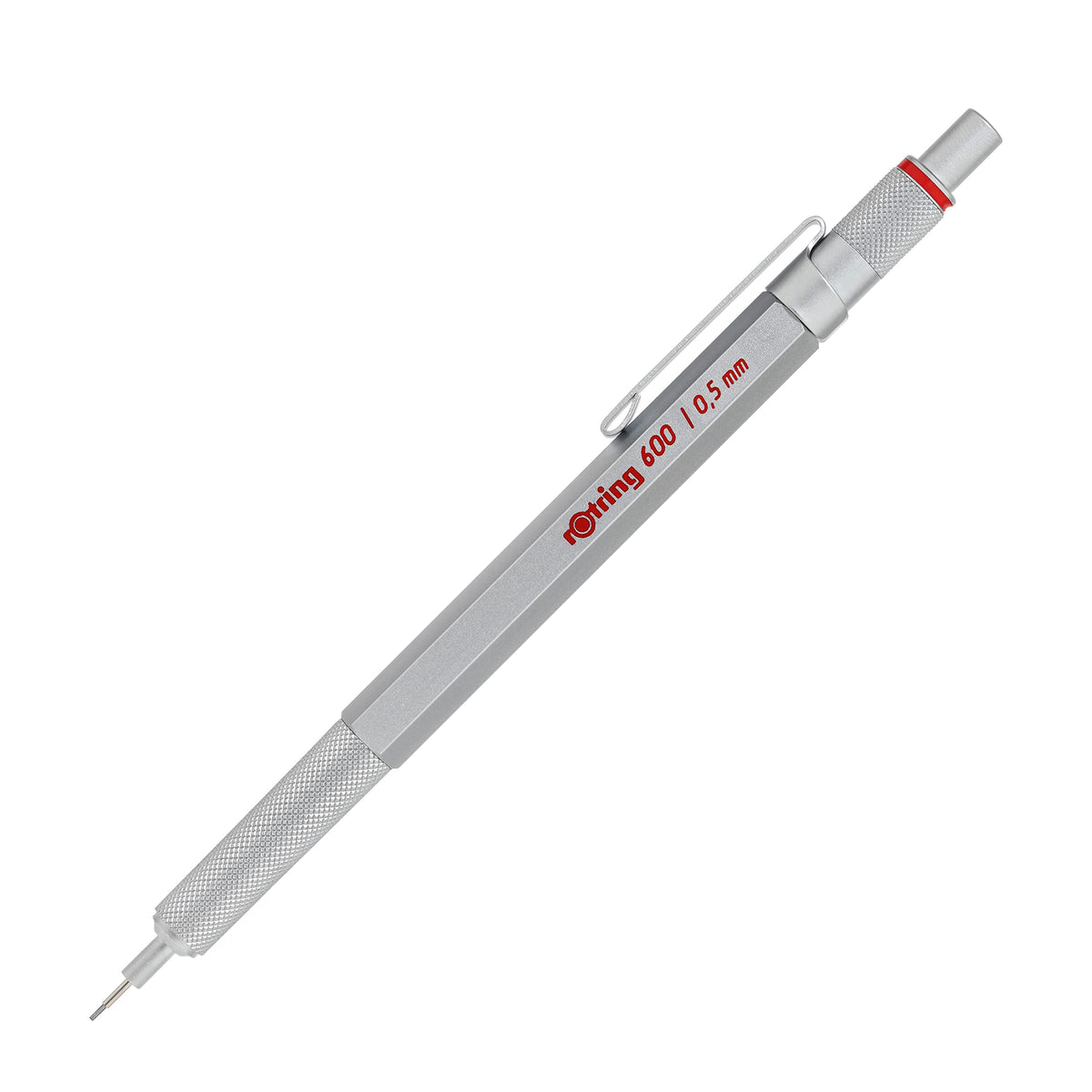 rOtring 600 Mechanical Pencil, 0.5 mm, Silver Barrel (1904445)