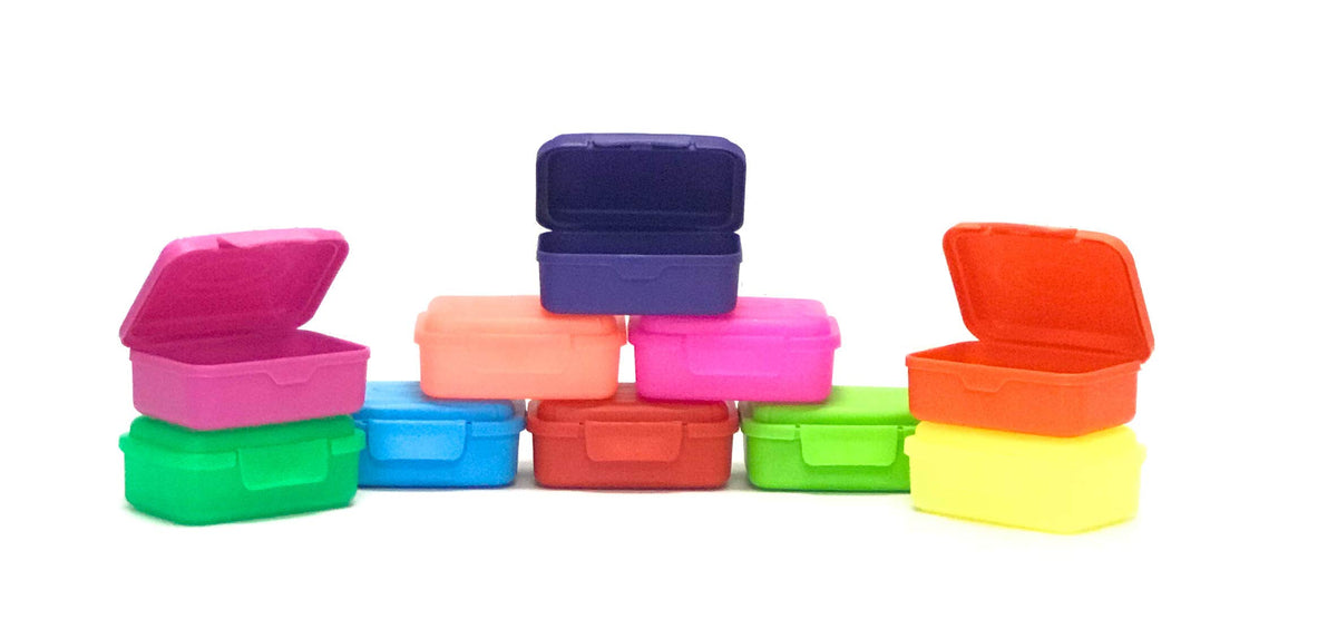 Mintra Home Utility Boxes - 150ml Assorted - 10 Pack - (3.74inW x 2.83inD x 1.49inH) - Great