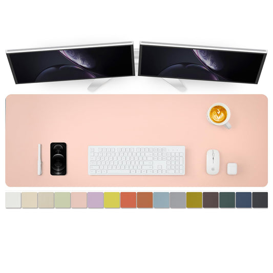 Large Desk Mat - 47.2"x 17" Non-Slip PU Desk Pad for Office and Home - Ideal for Large Mouse Pad