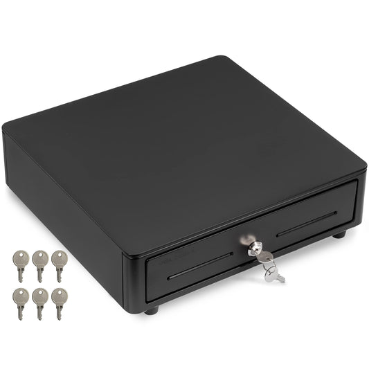 Volcora Cash Register Drawer for (POS) Point of Sale System with Round Corner 13", Removable Coin