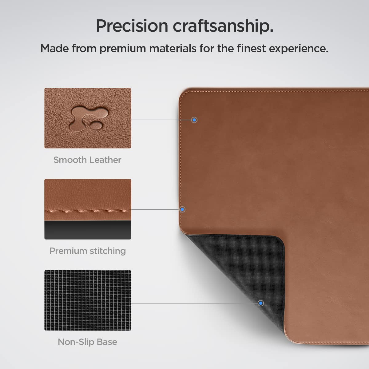 Spigen PU Leather Desk Pad, 35.4"x15.7"