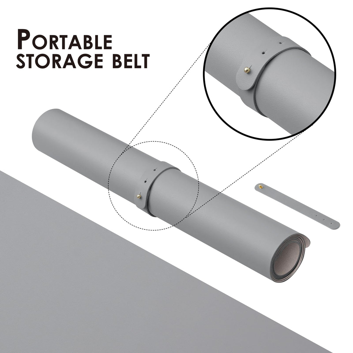 Large Desk Mat - 47.2"x 17" Non-Slip PU Desk Pad for Office and Home - Ideal for Large Mouse Pad