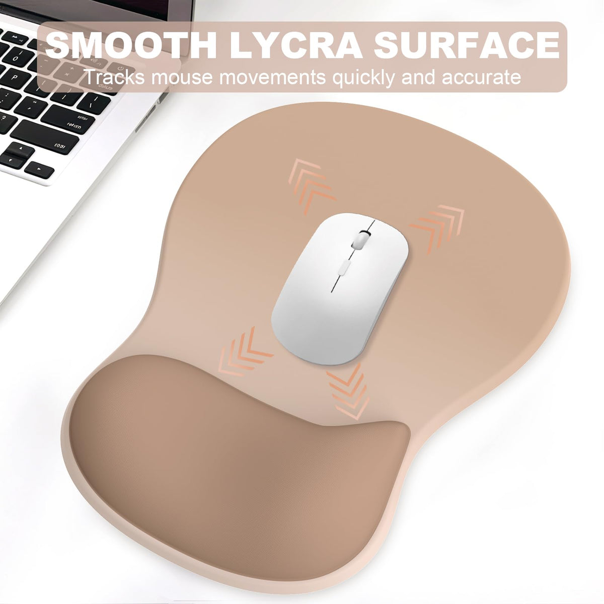 Ergonomic Mouse Pad with Wrist Rest and Keyboard Wrist Rest, Gel Mousepad