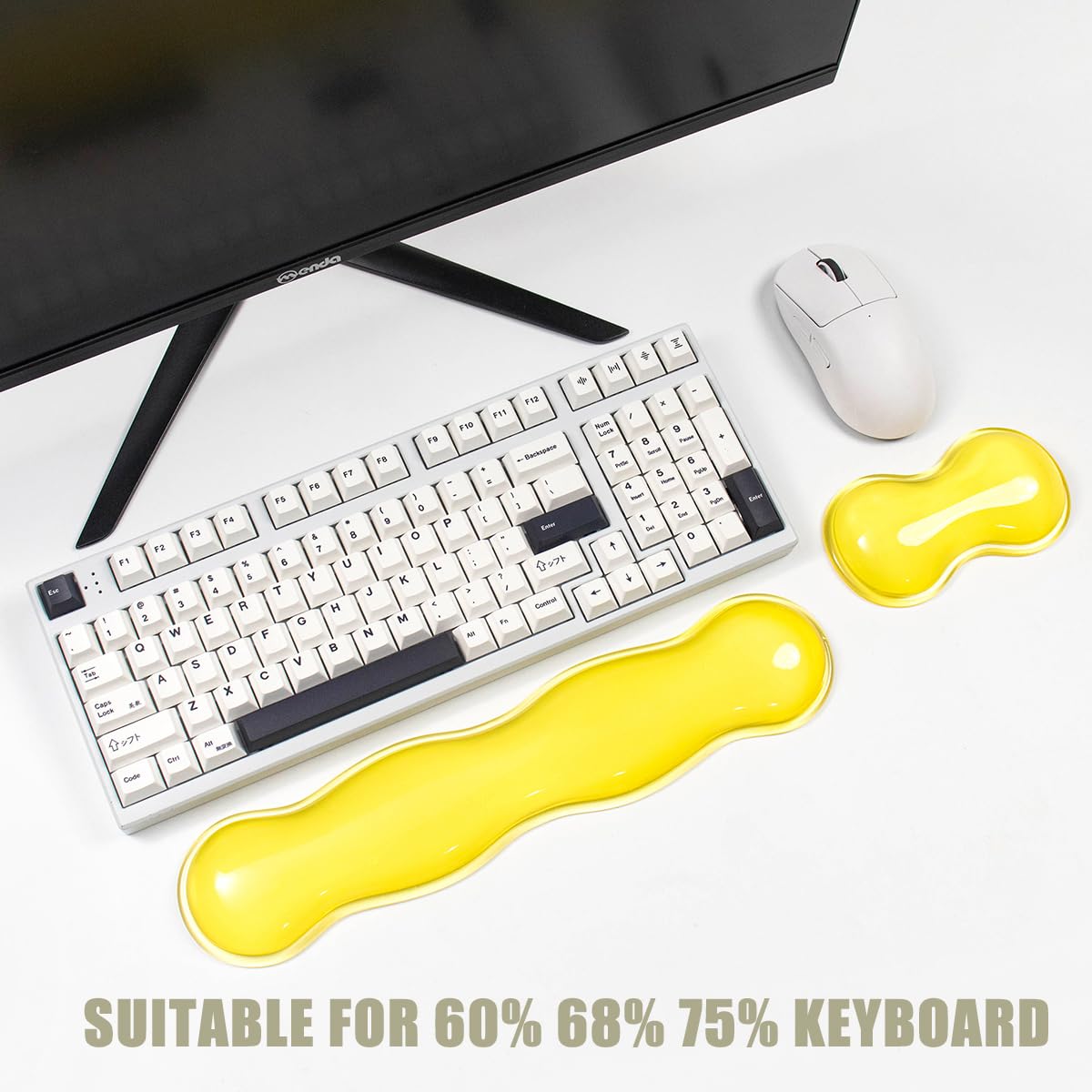 Gel Keyboard and Mouse Wrist Rest Set,Wrist pad for Computer Keyboard